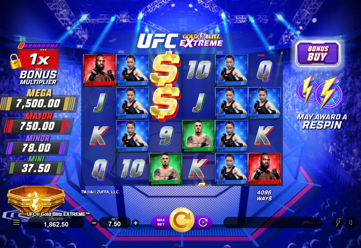 UFC slot gold blitz extreme